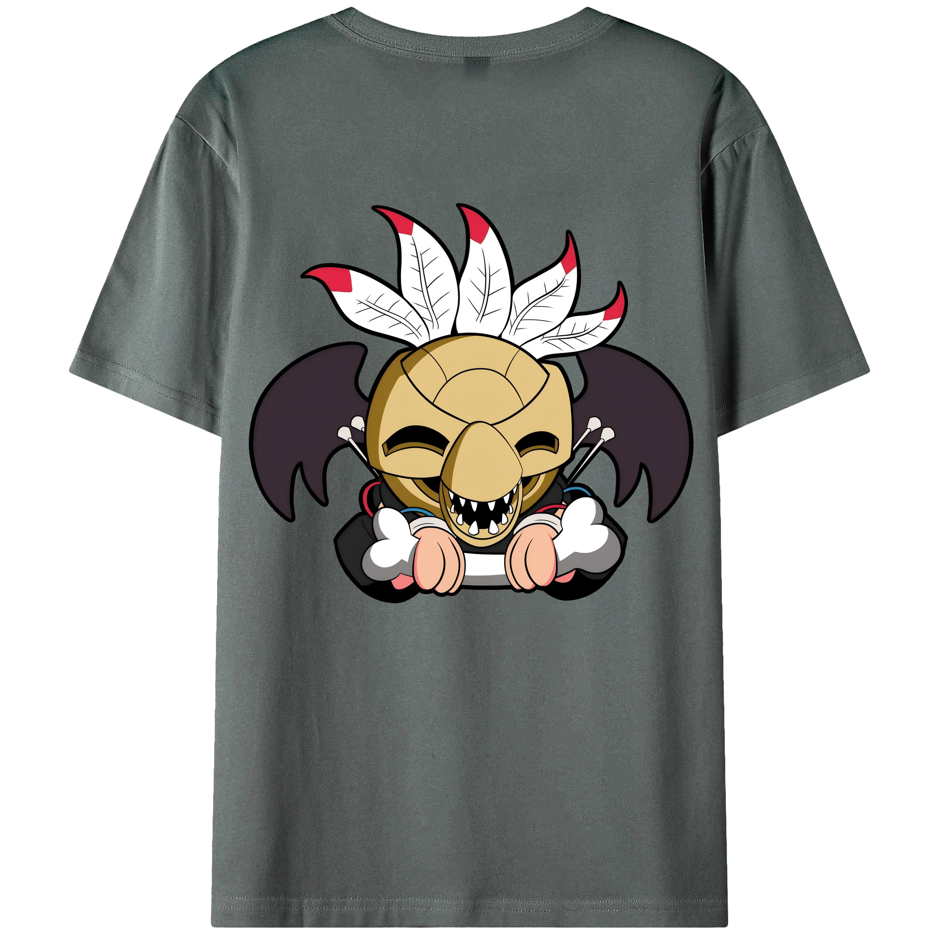 （画像用） ジョジョの奇妙な冒険 JoJo's Bizarre Adventure 綿100％半袖Tシャツ（背面プリント）